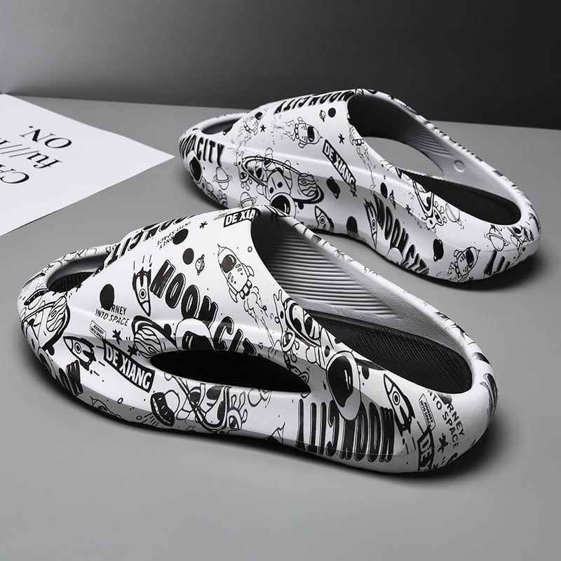 Guru papuci EVA pentru bărbați – stil leisure, papuci de plajă, antiderapante, turnare prin injecție, 18–40 ani