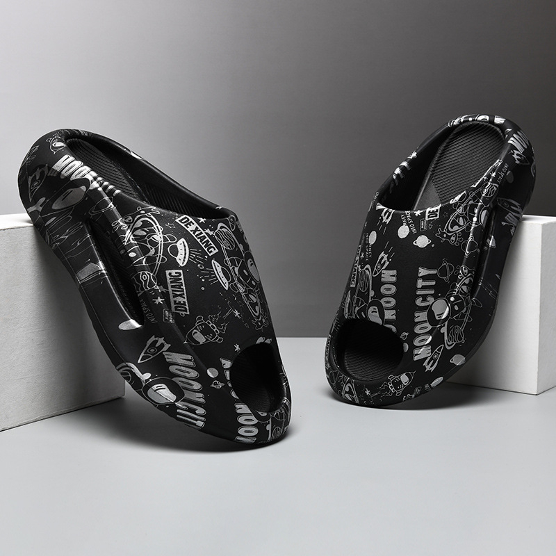 Guru papuci EVA pentru bărbați – stil leisure, papuci de plajă, antiderapante, turnare prin injecție, 18–40 ani