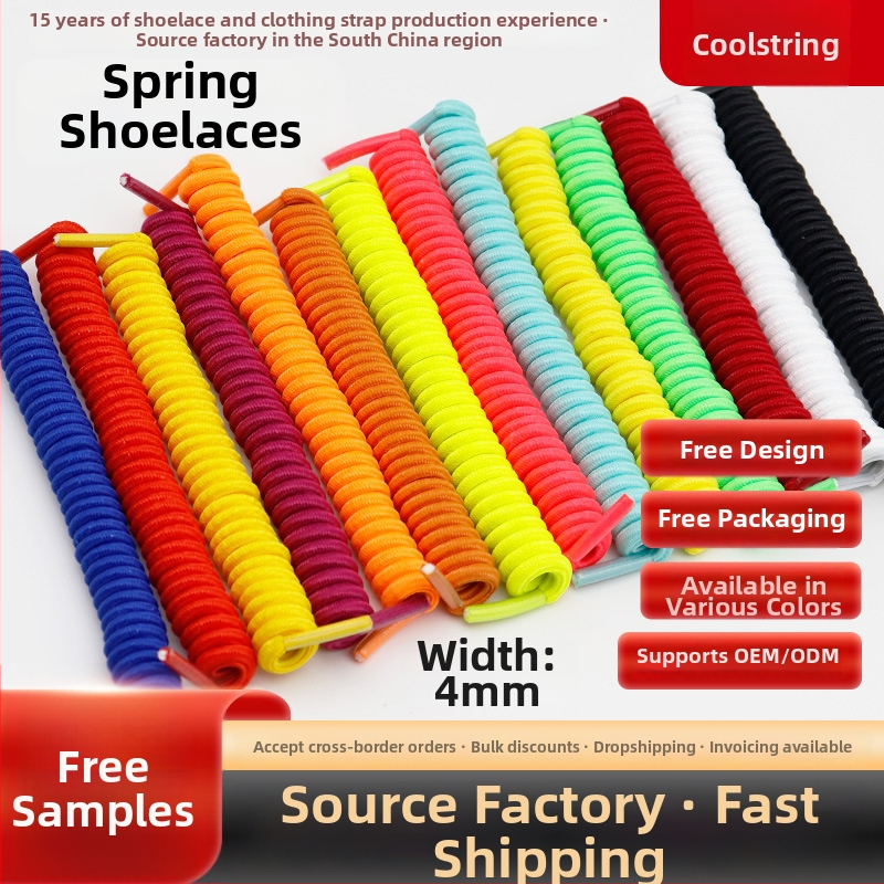 Kulogin apvalios poliesterinės raištelės su elastingu ištempimu – tinkamos sportbačiams, batams, kasdieniams ir darbo batams; Modelis: 26 serija