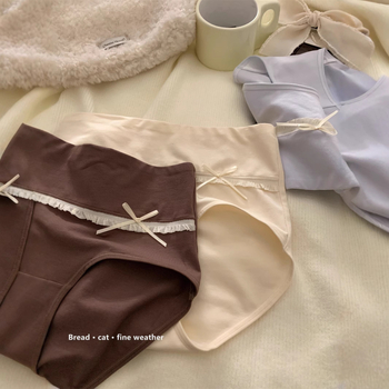 Chiloți de damă din bumbac, talie înaltă, tricot, uscare rapidă, 90-95% bumbac, căptușeală de bumbac în zona intimă, pentru adulți