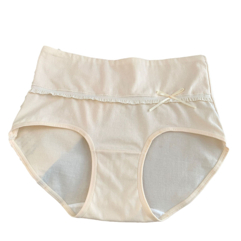 Chiloți de damă din bumbac, talie înaltă, tricot, uscare rapidă, 90-95% bumbac, căptușeală de bumbac în zona intimă, pentru adulți