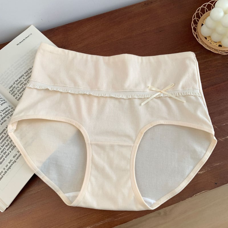 Chiloți de damă din bumbac, talie înaltă, tricot, uscare rapidă, 90-95% bumbac, căptușeală de bumbac în zona intimă, pentru adulți