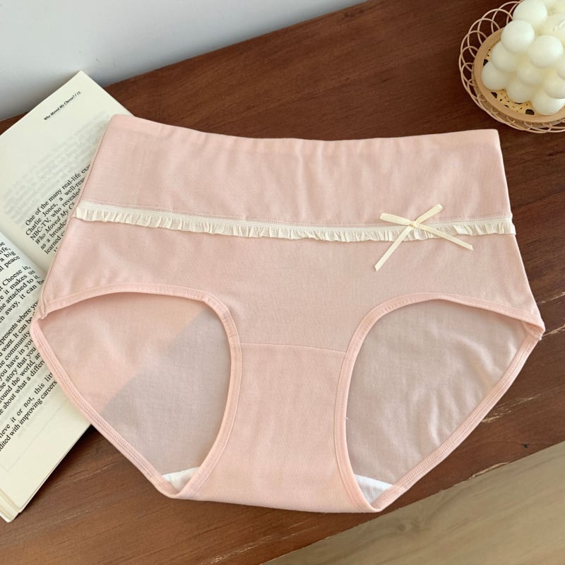 Chiloți de damă din bumbac, talie înaltă, tricot, uscare rapidă, 90-95% bumbac, căptușeală de bumbac în zona intimă, pentru adulți