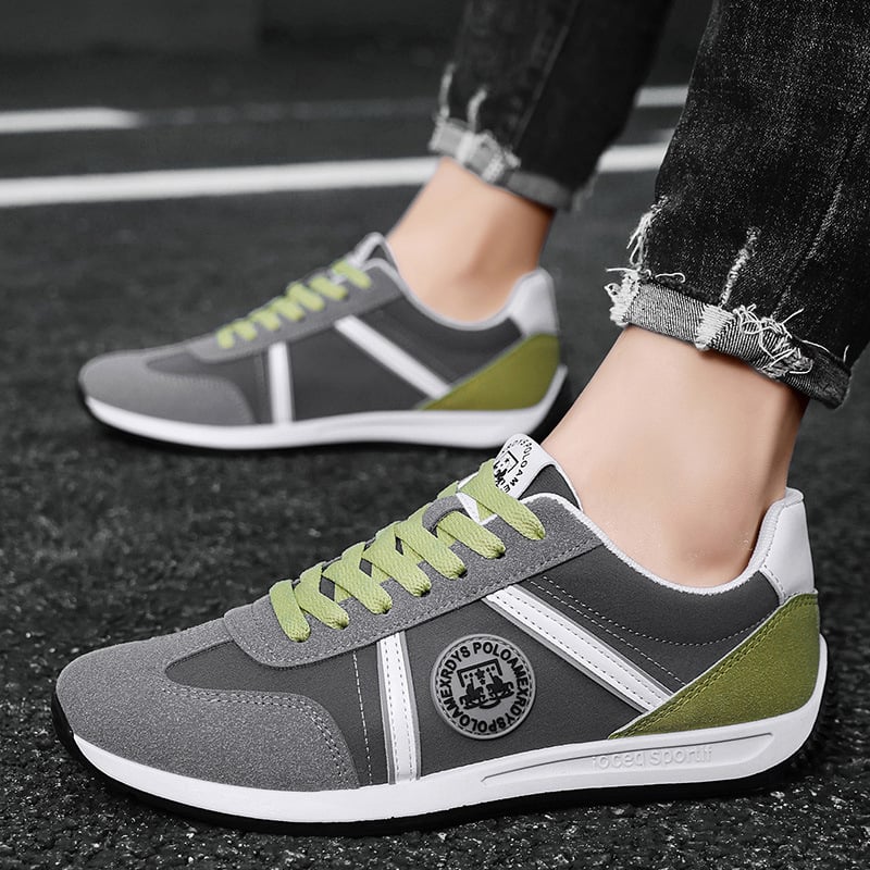 Férfi sportos, casual cipő légáteresztő textile felsőrész, fűzős zárás, textile belső talp, PVC talp
