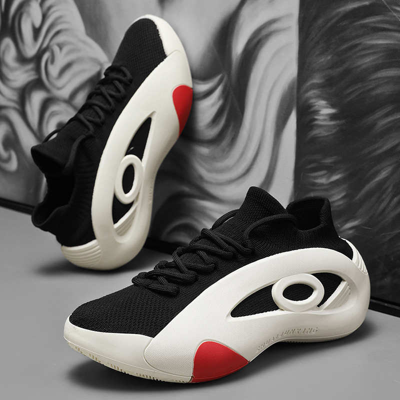 Αθλητικά παπούτσια καθημερινά για νέους ενήλικες, με αναπνεύσιμο mesh επάνω, σόλα από καουτσούκ, κορδόνια, χαμηλό πάνω μέρος, στρογγυλή μύτη