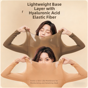 Nailoninis pagrindinio sluoksnio komplektas, be siūlių, dviejų sluoksnių, kvėpuojantis, išlaiko šilumą