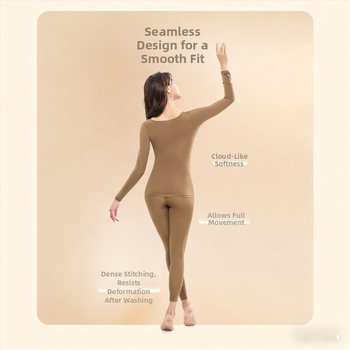 Nailoninis pagrindinio sluoksnio komplektas, be siūlių, dviejų sluoksnių, kvėpuojantis, išlaiko šilumą