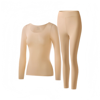 Nailoninis pagrindinio sluoksnio komplektas, be siūlių, dviejų sluoksnių, kvėpuojantis, išlaiko šilumą