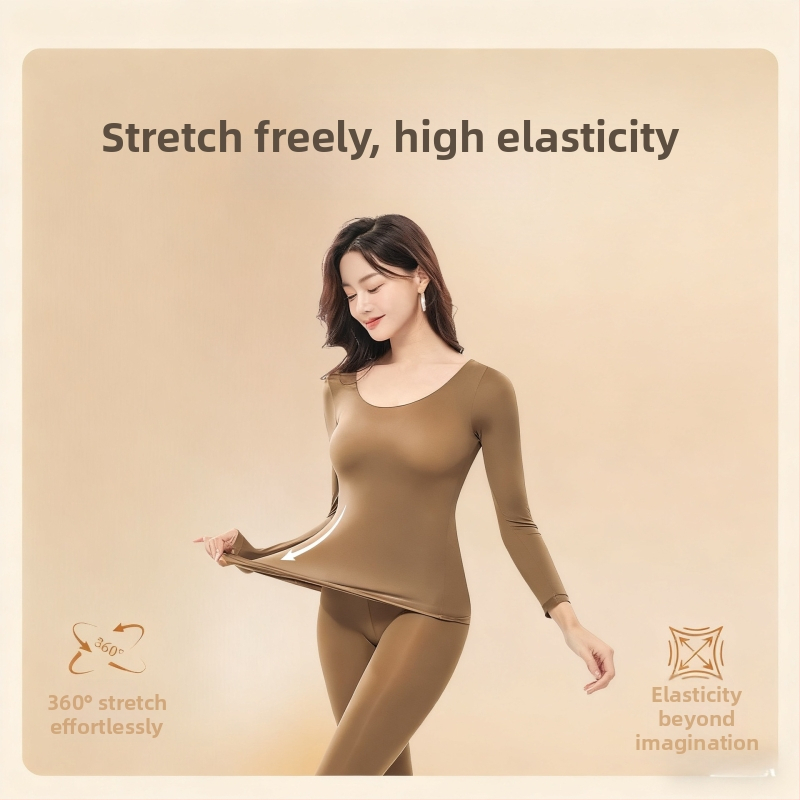 Nailona bāzes slāņa komplekts, bezšuvju, ļoti plāns, dubultslāņu, saglabā siltumu