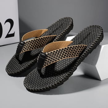 Muške flip-flop papuče, gornji dio od tekstila, PVC đon, šivana konstrukcija, jednostavno za nošenje