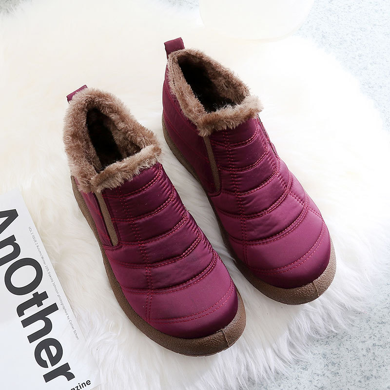 Férfi téli magas szárú hócsizma fleece béléssel, textil felsőrész, PU talp, csúszásmentes, meleg