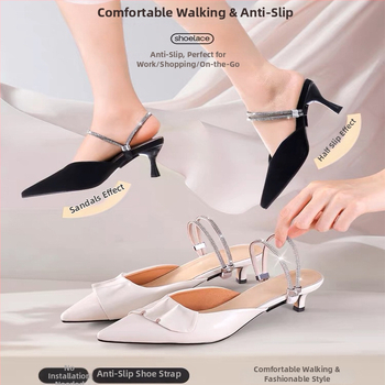 PU medžiagos – kulno anti-slydimo juosta aukštakulniams batams – modelis High heels anti-falling heel straps, tinkama darbinei avalynei, batų tempiamasis, pavasaris, suaugusieji