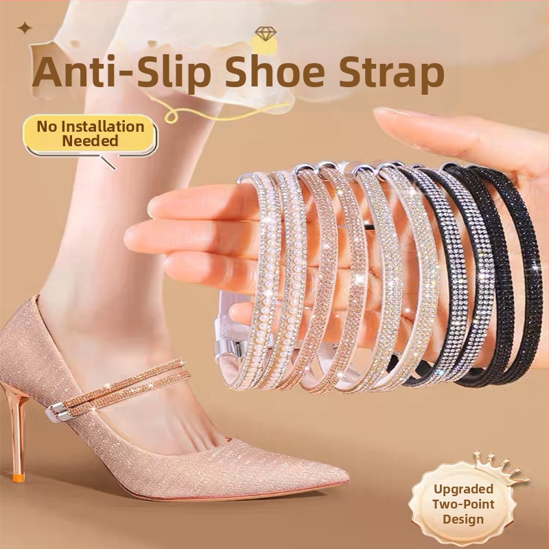 PU materiāls – papēža pretslīdēšanas siksna augstpapēžu kurpēm – modelis High heels anti-falling heel straps, piemērots darba kurpēm, kurpju stretčeris, pavasaris, pieaugušie