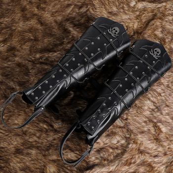 Gear duke viduramžių riterio batų dangteliai – reguliuojamas cosplay aksesuaras sceniniam pasirodymui