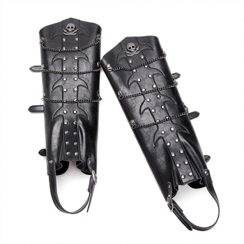 Gear duke viduramžių riterio batų dangteliai – reguliuojamas cosplay aksesuaras sceniniam pasirodymui