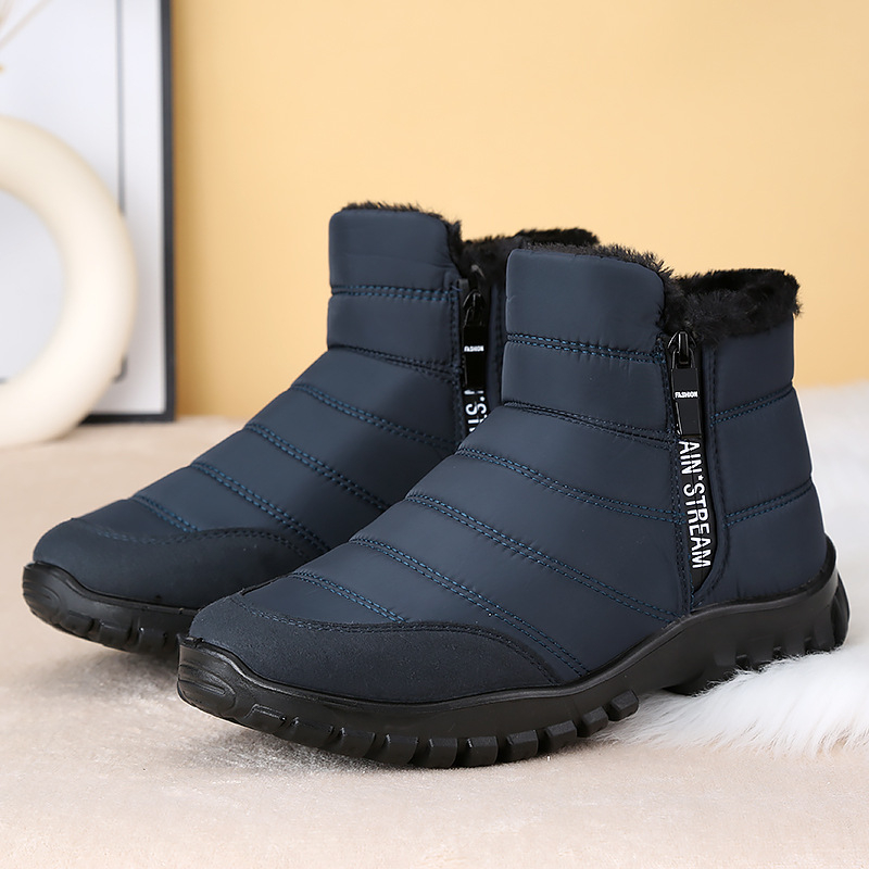 Soni téli férfi papucs – textil felsőrész, PU talp