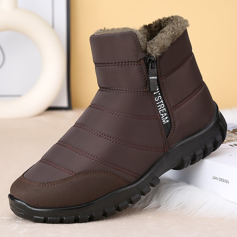 Soni téli férfi papucs – textil felsőrész, PU talp