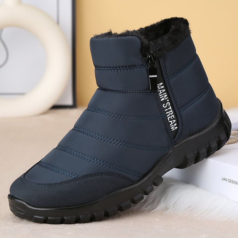Soni téli férfi papucs – textil felsőrész, PU talp