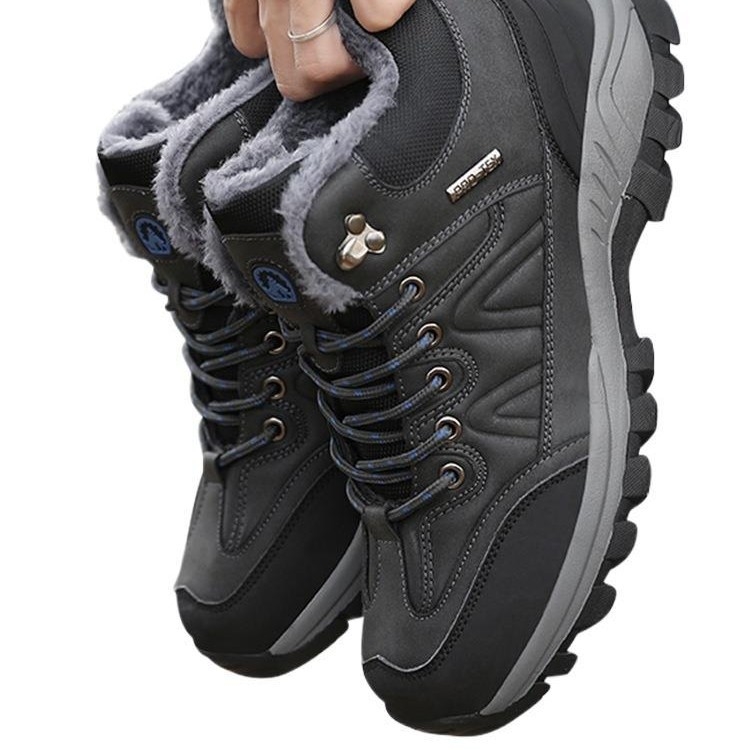 Γυναικείες μπότες χιονιού - αδιάβροτες, αντιολισθητικές, μονωμένες, επενδυμένες με φλίς, εσωτερικό από μαλλί προβάτων