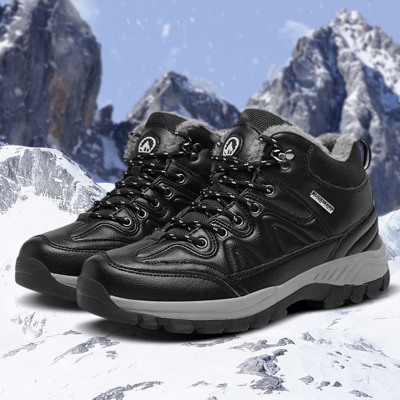 Γυναικείες μπότες χιονιού - αδιάβροτες, αντιολισθητικές, μονωμένες, επενδυμένες με φλίς, εσωτερικό από μαλλί προβάτων