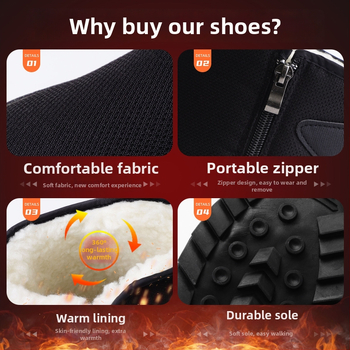 Meeste talvekingad nahkse ülaosaga, kunstliku karusnahaga vooder, Slip-On disain, lame kont 1–3 cm