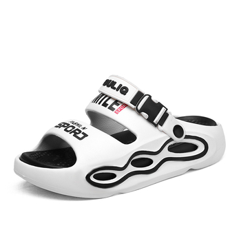 Férfi EVA szandálok – EVA felsőrész és talp, légáteresztő, vízálló, csúszásmentes, felhúzható zárás, vastag talp, sportos stílus