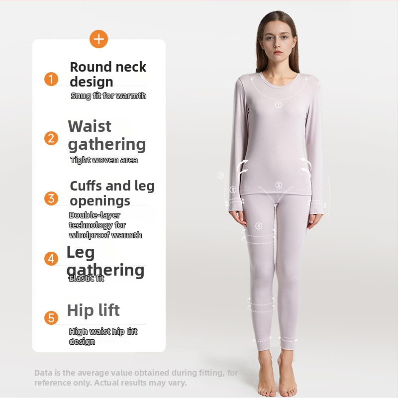 Тънко термално бельо с Лензинг Модал: антибактериално, дишащо, топло, комплект горнище и долнище