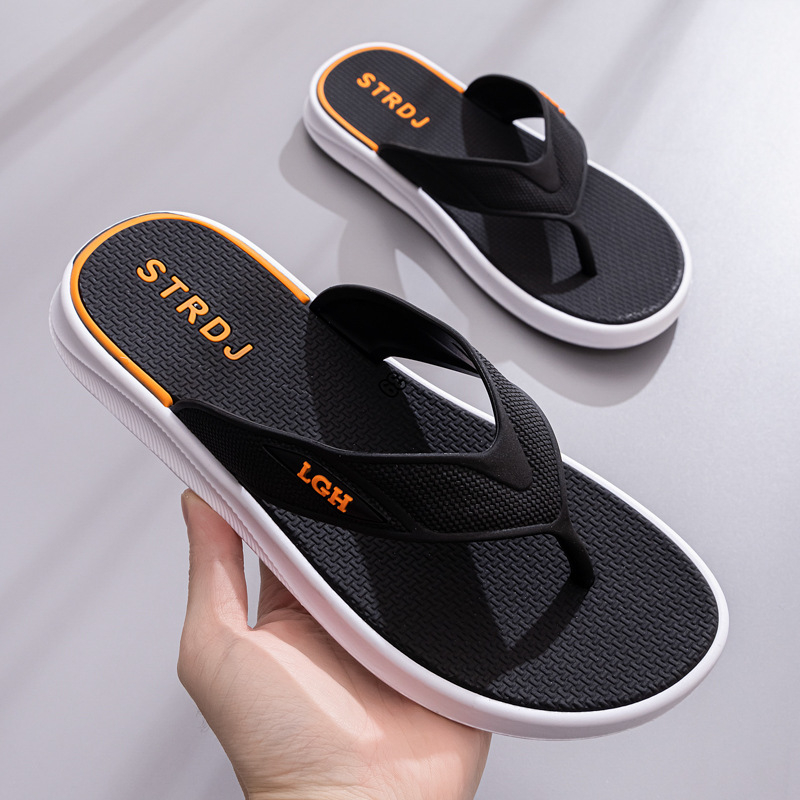 Férfi PVC flip-flopok - szagtalan, csúszásmentes, kültéri szandál, ultra puha talp