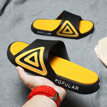 Muške flip-flop papuče s otvorenim prstom, PVC gornji dio, PVC potplat, injekcijski oblikovan potplat
