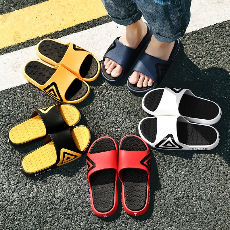 Muške flip-flop papuče s otvorenim prstom, PVC gornji dio, PVC potplat, injekcijski oblikovan potplat