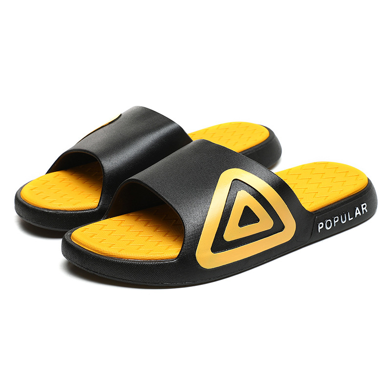 Muške flip-flop papuče s otvorenim prstom, PVC gornji dio, PVC potplat, injekcijski oblikovan potplat