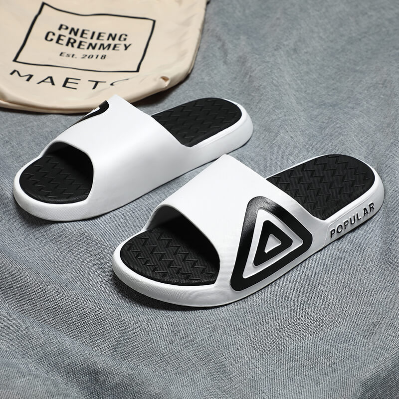 Muške flip-flop papuče s otvorenim prstom, PVC gornji dio, PVC potplat, injekcijski oblikovan potplat