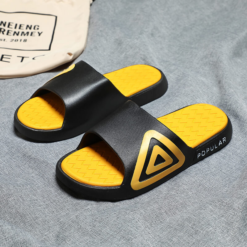 Muške flip-flop papuče s otvorenim prstom, PVC gornji dio, PVC potplat, injekcijski oblikovan potplat