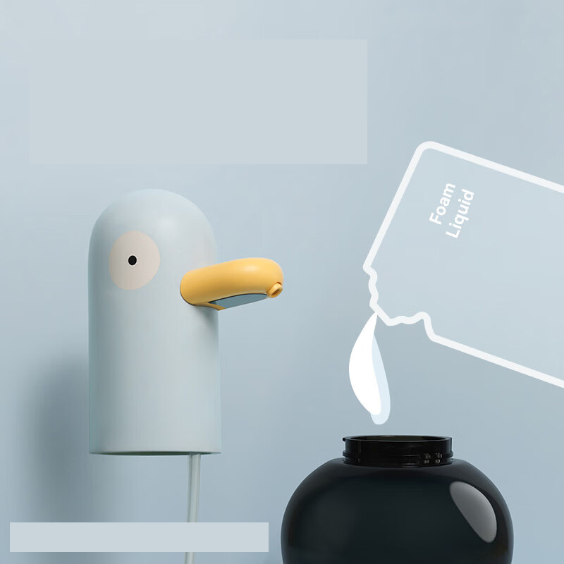 Automatinis putų rankų dezinfekavimo priemonės dozatorius vaikams, putų dozatorius, išmanusis daugkartinio pildymo muilo dozatorius