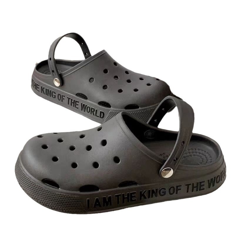 Muške Crocs-stil sandale, casual ljetne sandale s debelom podnim, protuklizne, s motivom crtića, papuče za vožnju