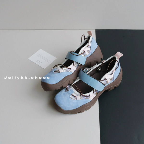 Pantofi casual femei, plat, cu vârf rotund, model cu dungi, talpă din cauciuc groasă, branț EVA