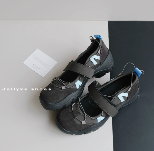 Pantofi casual femei, plat, cu vârf rotund, model cu dungi, talpă din cauciuc groasă, branț EVA