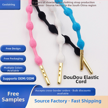 Kulogin 69. seeria: kõrvitsakujulised elastsed kingapaelad bambuse sõlmedega sportlike ja igapäevaste jalatsite jaoks, pikkus 60-200 cm