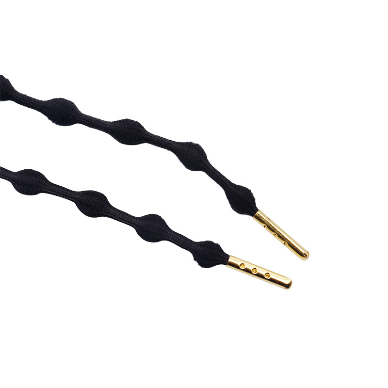 Kulogin 69. seeria: kõrvitsakujulised elastsed kingapaelad bambuse sõlmedega sportlike ja igapäevaste jalatsite jaoks, pikkus 60-200 cm