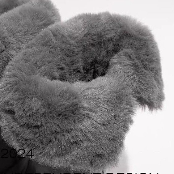 Sieviešu ziemas zābaki ar velūra augšdaļu, iekšpusē mākslīgā kažokāde, gumijas zole, augsts potītes augstums