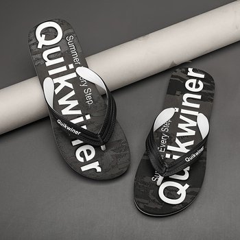 Ancient papuci EVA pentru bărbați, plajă, talpă moale și groasă, deget deschis