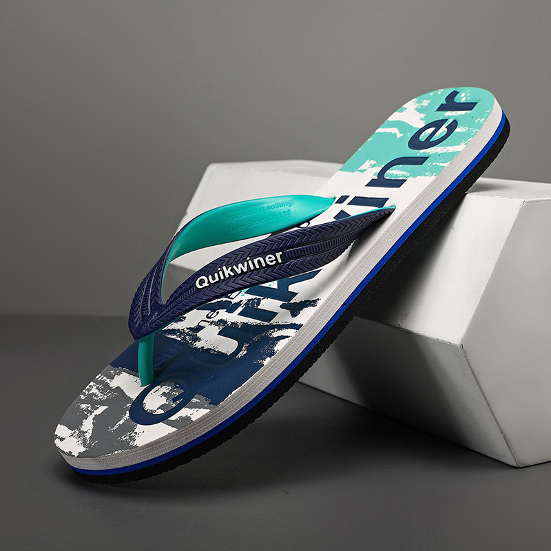 Ancient papuci EVA pentru bărbați, plajă, talpă moale și groasă, deget deschis