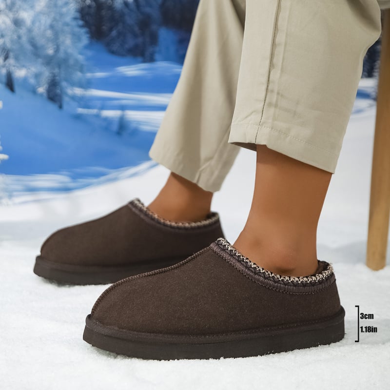Ghete de iarnă pentru zăpadă, stil etnic, unisex, slip-on, PU upper cu talpă TPR
