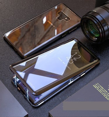 Magneto kahepoolne klaasist ümbris Samsung S20 Ultrale, ühildub Samsungi kaitseümbrisega 