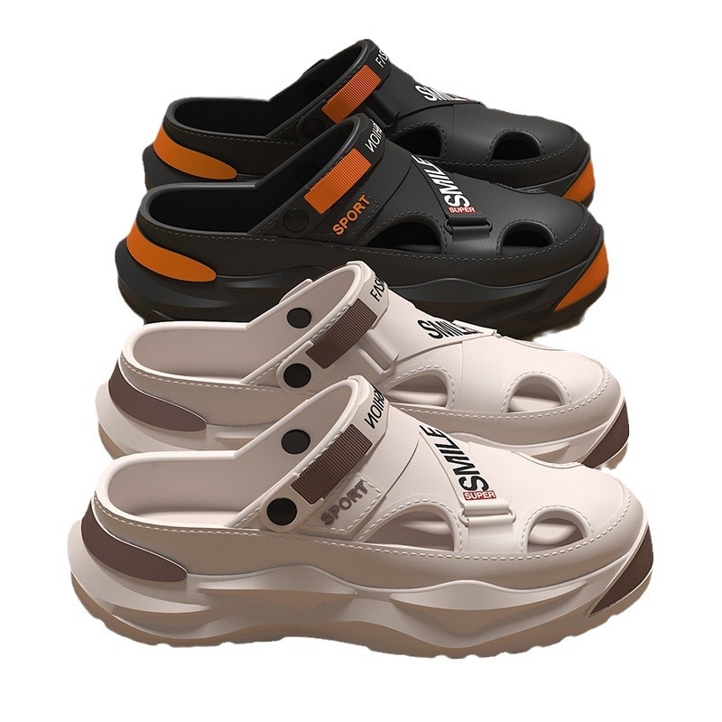 Ogawa papuče za muškarce Baotou Slippers – ležerni stil, EVA gornji dio i EVA potplat, debeli potplat, prozračne, protuklizne