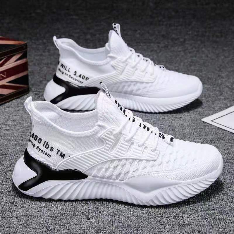 Pantofi sport casual cu plasă respirabilă, branț EVA și talpă din plastic, închidere frontală