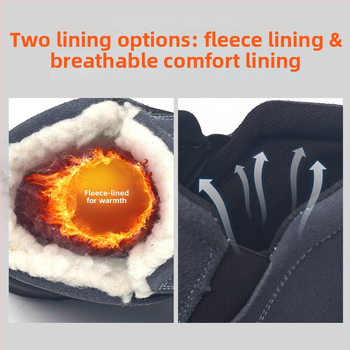 Žieminiai apsauginiai batai su plienine nosimi, nubuko viršus, vidutinio aukščio, atsparūs perforacijai ir smūgiams