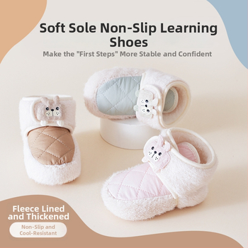 Kūdikių bateliai su Velcro užsegimu, universalūs, 6–12 mėnesių, viršus drobė, EVA padas