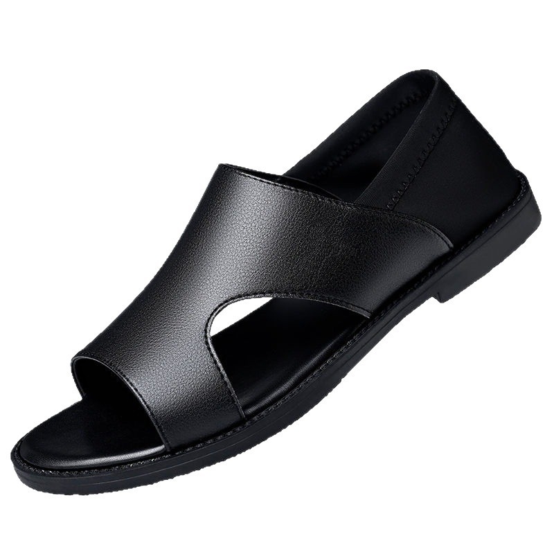 Férfi szandálok - lélegző, nyitott orrú, slip-on, gumitalp, 2025 tavasz