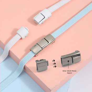 PC046 Batų raištelių fiksavimo sistema – elastinė, be rišimo, tinka sportbačiams, odiniams batams, aulinėms, kasdieniams ir audiniams – ilgis 1 m – Jin Ying